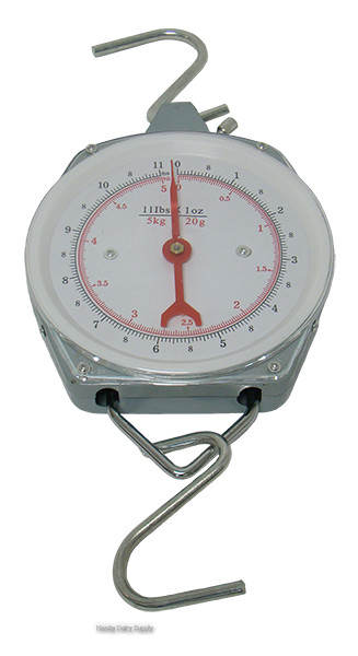 Hanging Weigh Scale 11 Lbs - Hamby Dairy Supply