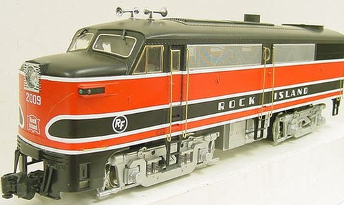 Sold! Rock Island Set FA1 FB1 +FA1 Diesel Locomotives G scale - Main Image