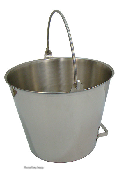 Stainless Steel Milk Pail - 20 QT : Homesteader's Supply