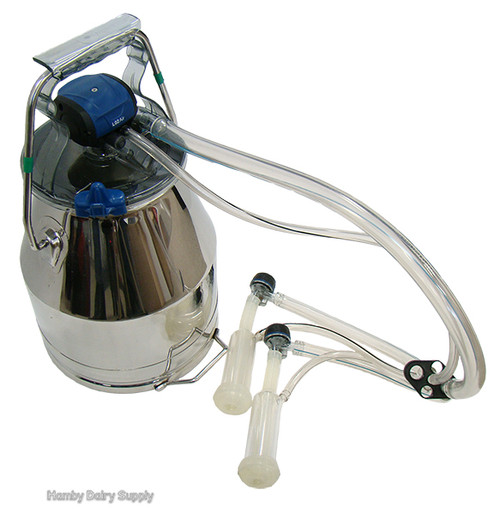 Sale! 1 Goat Interpuls ITP205 SS bucket milker - Hamby Dairy Supply