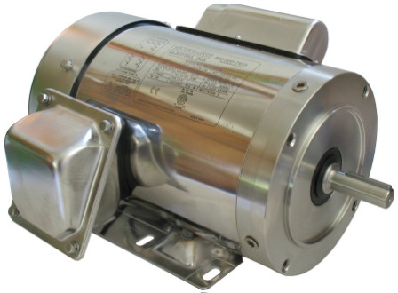 2 HP 1 PH Stainless steel Milk Pump Motor 7/8 Keyed Shaft - Hamby Dairy ...