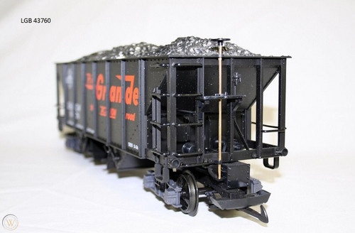 LGB 43760 Coal Hopper car D&RGW Rio Grande Road Name with metal