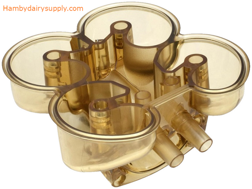 グラハム　クラークのクラポート　エントルー Bottom Part of GEA IQ Cow Milker Claw - Hamby Dairy Supply