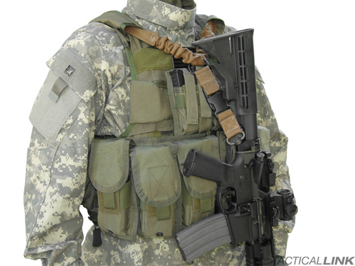 TACTICAL LINK INFIDEL BUNGEE VEST INTEGRATED SLING FOR AR STYLE RIFLES