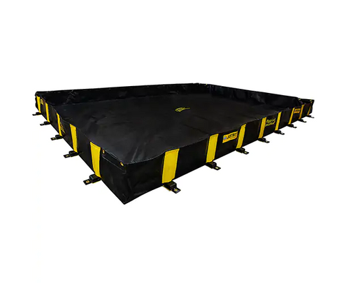 RIGID-LOCK QUICKBERM, 1435 US GAL. CAPACITY, 12' W X 16' L X 12" H, STAKE WALL