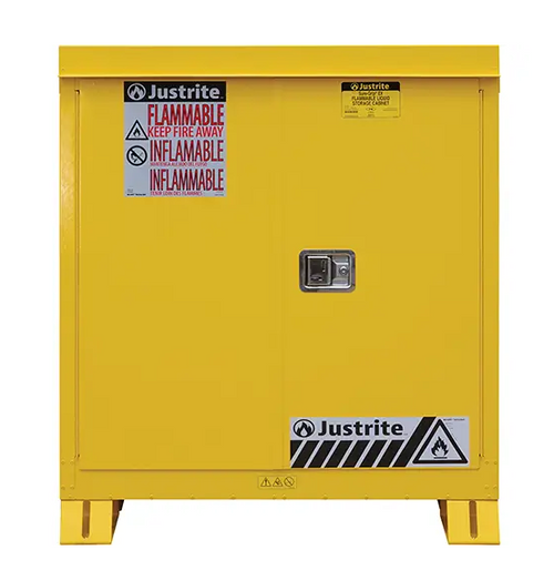 OUTDOOR FLAMMABLE STORAGE CABINET, 30 GAL., 2 DOOR, 43" W X 44" H X 18" D