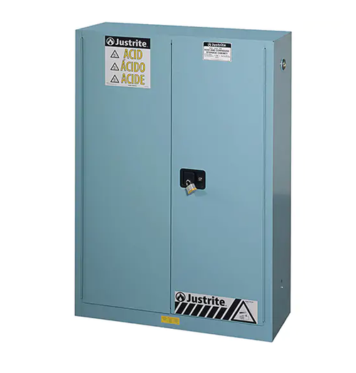 SURE-GRIP EX ACID/CORROSIVE STORAGE CABINETS 45 GAL. 43" X 65" X 18"
