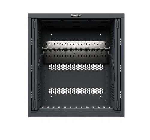 MODULAR WEAPONS STORAGE M4 CABINET WITH RECESSED DOORS - 42 IN. W X 16 1/2 IN. D X 45 IN. H