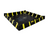 QUICKBERM CONTAINMENT BERM WITH INSIDE WALL SUPPORTS, 745 US GAL. CAPACITY, 10' W X 10' L X 12" H, SNAP-UP BRACKET