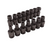UNIVERSAL JOINT SOCKET SET, 15 PCS, IMPACT, 1/2" DRIVE SIZE