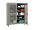 HEAVY-DUTY VENTILATED STORAGE CABINETS 4 SHELVES, 72" H X 36" W X 24" D STEEL GREY