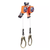 NANO-LOK EDGE SELF-RETRACTING LIFELINE 8' STAINLESS STEEL STATIONARY