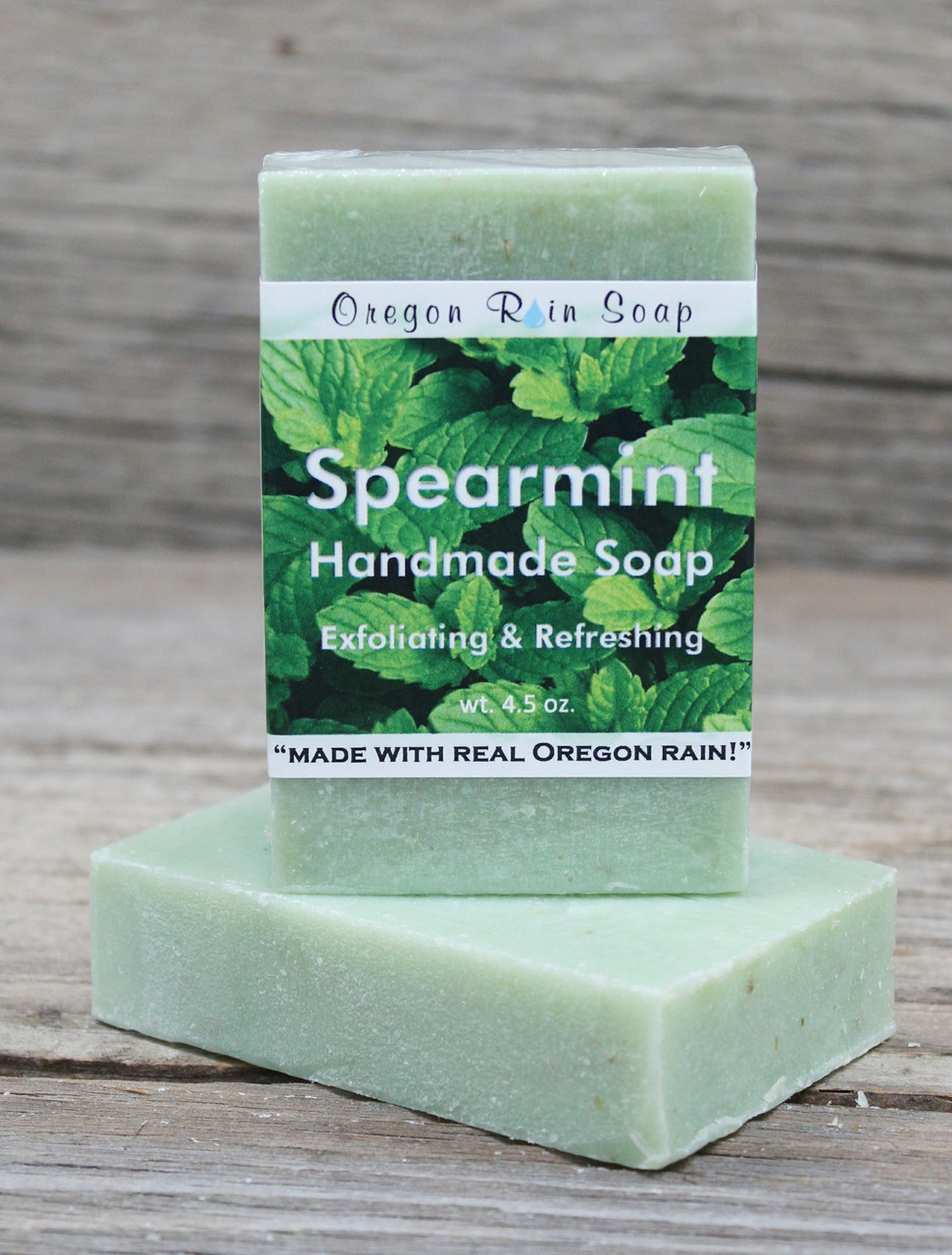 Exfoliator Natural Soap - Lemongrass and Peppermint