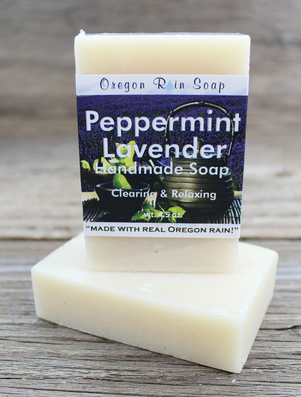 Peppermint Lavender Handmade Soap 4.5 oz.