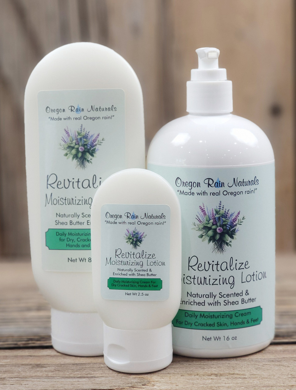Revitalize Moisturizing Lotion Oregon Rain Naturals