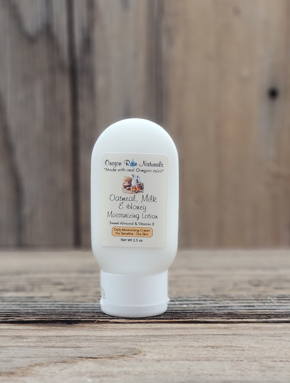 Oatmeal, Milk & Honey Moisturizing Lotion Oregon Rain Naturals