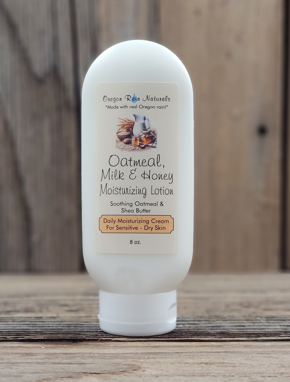 Oatmeal, Milk & Honey Moisturizing Lotion Oregon Rain Naturals