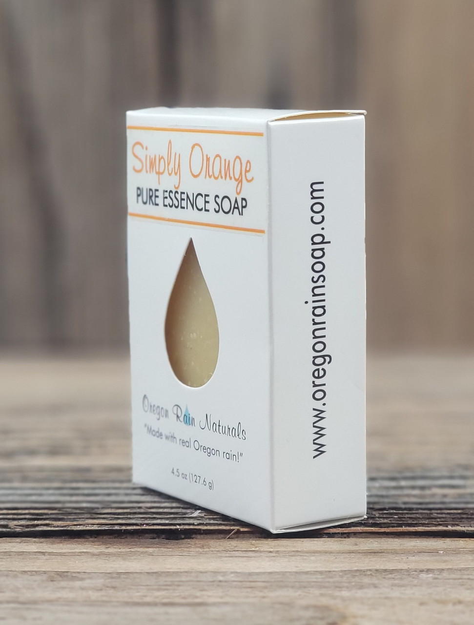 Simply Orange Soap – 4.5 oz Citrus Exfoliating Bar | Oregon Rain Soap