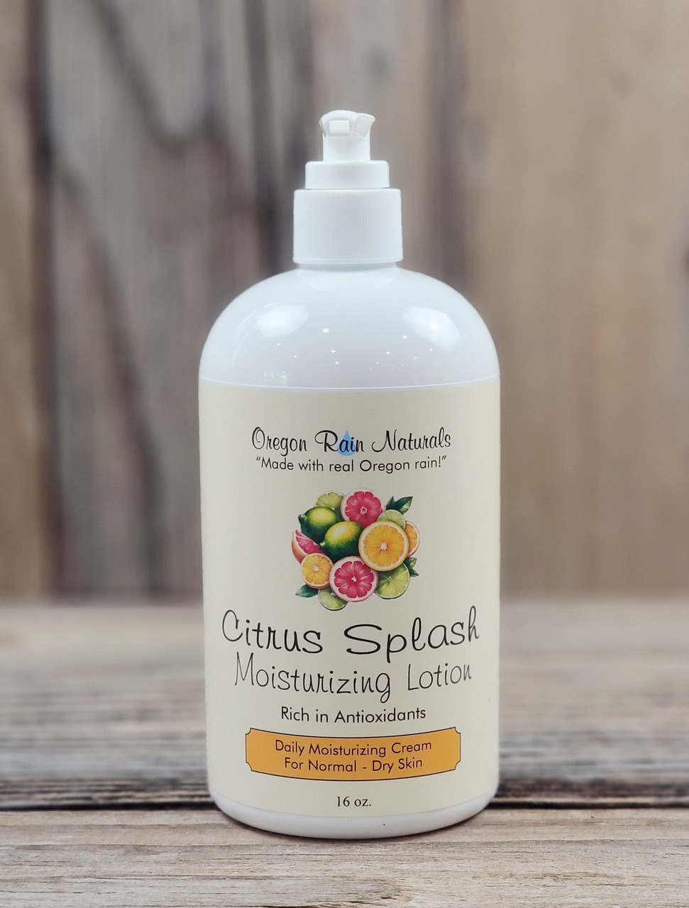 Citrus Splash Moisturizing Lotion Oregon Rain Naturals