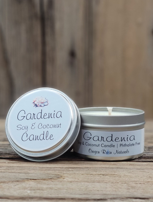 Soy & Coconut wax blend
Scent is sweet, floral just like the gardenia flower itself
Made in Oregon, USA