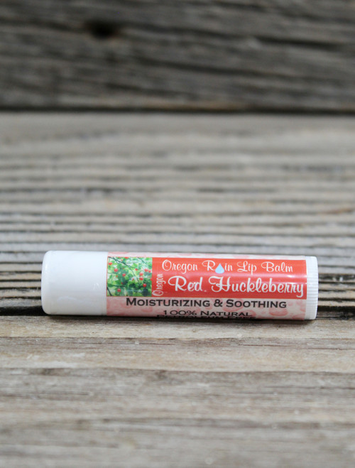 100% All Natural Oregon Red Huckleberry
Soothing & Moisturizing Lip Balm
Made in Oregon, USA