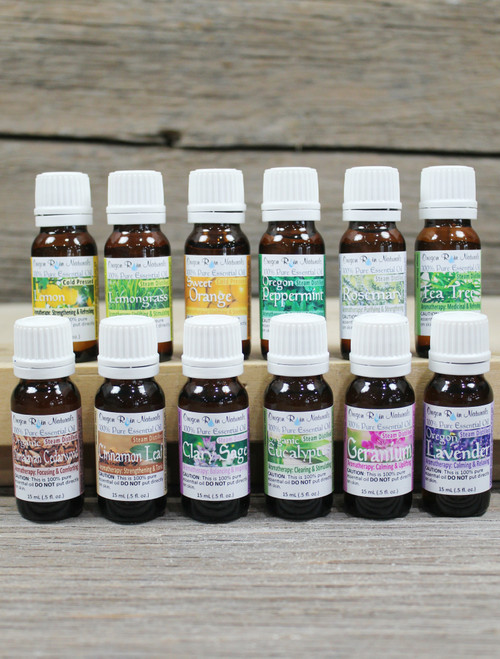 Twelve Essential Oils
100% pure & natural