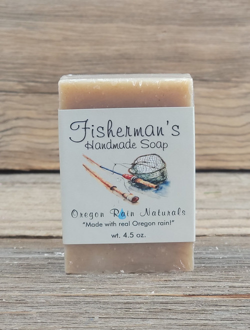 Mild cleansing bar soap
100% natural
Great for fishermen & fisherwomen! 
Made in Oregon, USA
