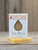 Boxed Simply Orange Pure Essence Handmade 1 oz Guest & Travel Soap with a raindrop cutout to view the soap and to smell the citrusy natural scent of oranges.