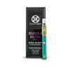 CannaAid Giga Blend Live Resin CDT Glass 3G Disposable Vape Pen - Bubba Kush Front