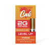 Level Up by Cali THC-A + THC-B + THC-P Live Resin 2G Vape Cartridge - Bubba Kush