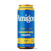 Amigos Delta 9 THC High Dose 50mg Cannabis Soda - Pineapple Front