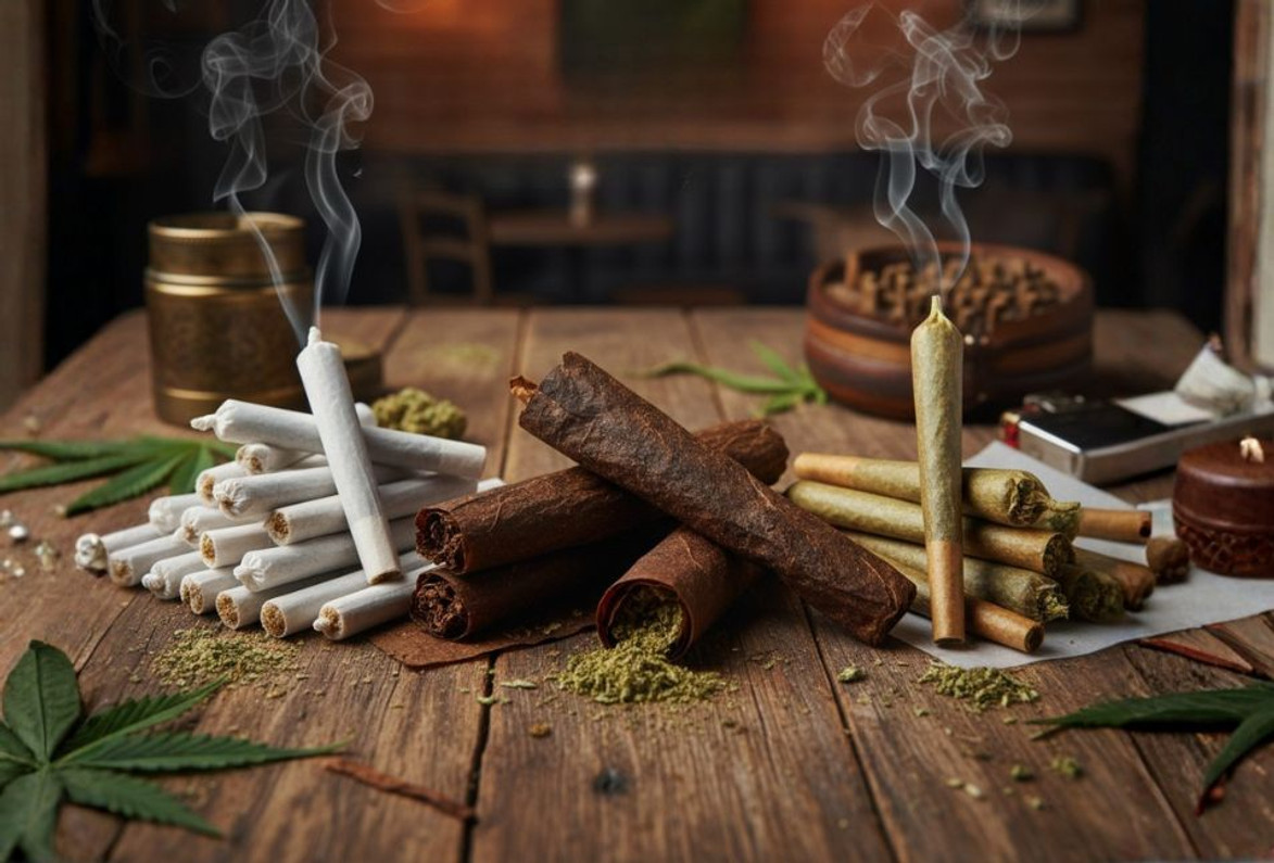 A Cannabis Smoking Matchup: Pre-Rolls vs. Blunts vs. Joints A Cannabis Smoking Matchup: Pre-Rolls vs. Blunts vs. Joints