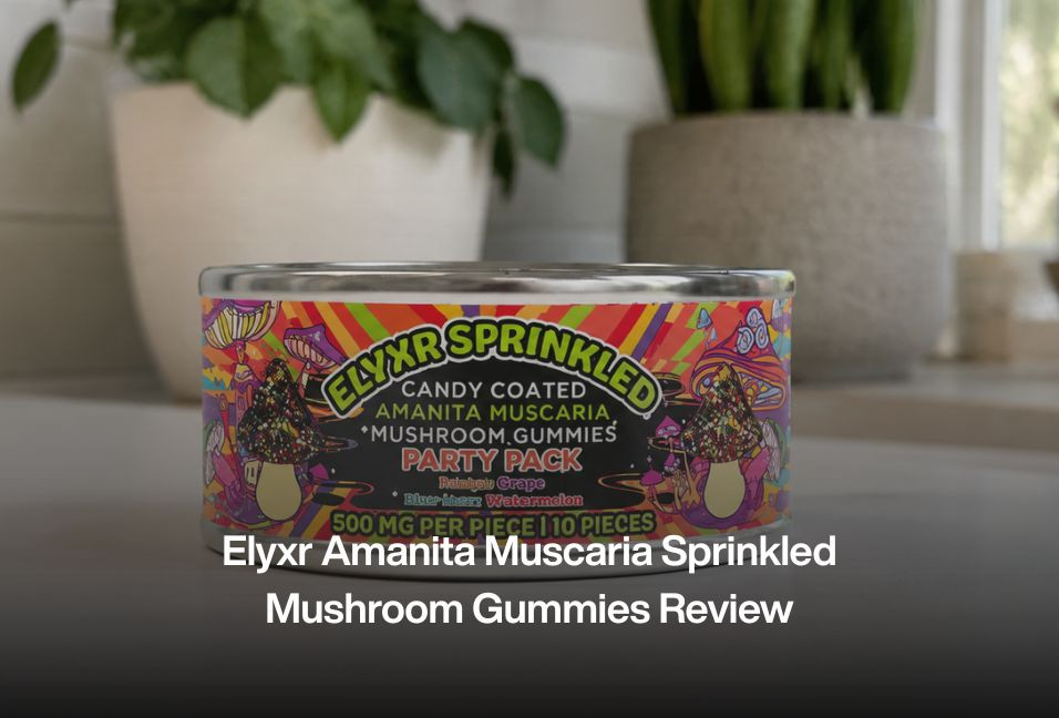 Elyxr Amanita Muscaria Sprinkled Mushroom Gummies Review
