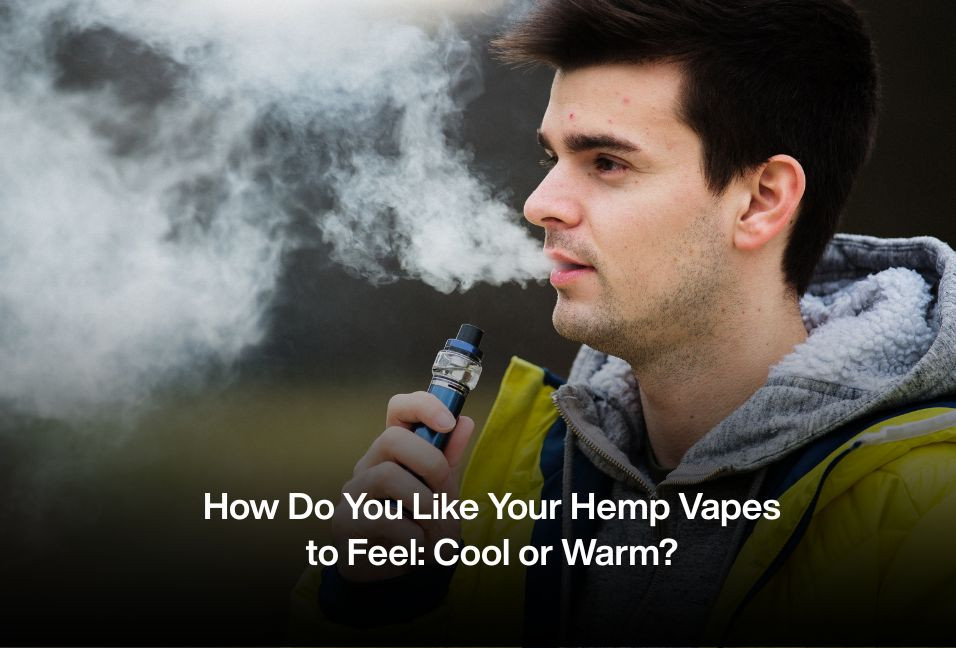 How Do You Like Your Hemp Vapes to Feel: Cool or Warm?