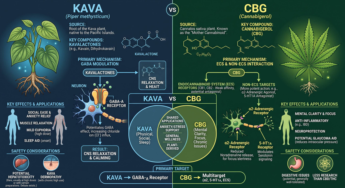 Kava vs. CBG: How Do They Measure Up Against One Another?