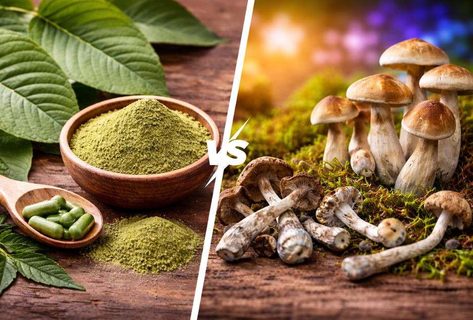 Kratom vs. Mushrooms: How Do They Measure Up Against One Another?
