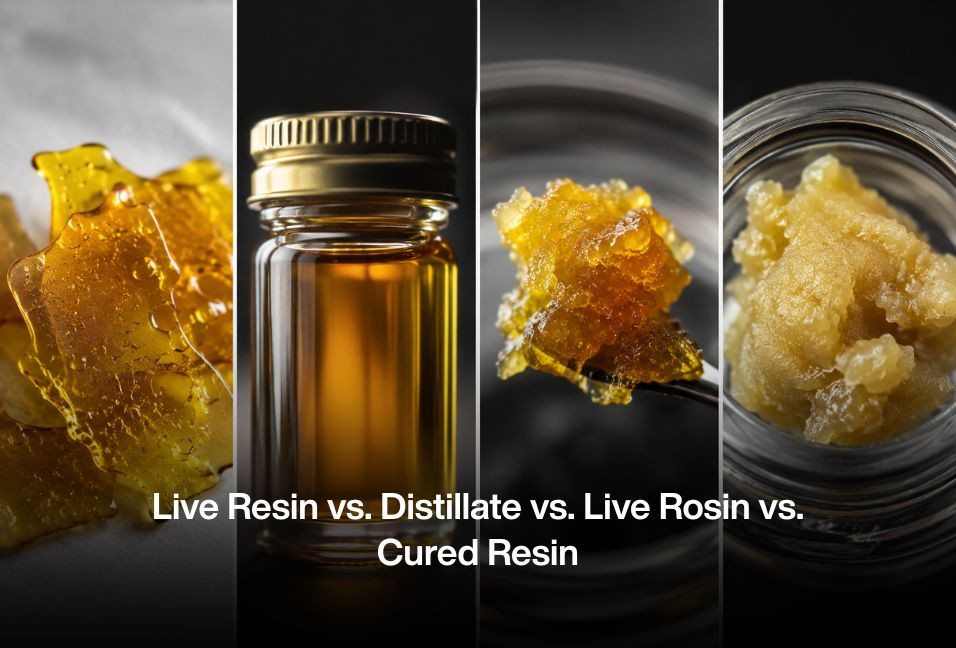 Live Resin vs. Distillate vs. Live Rosin vs. Cured Resin