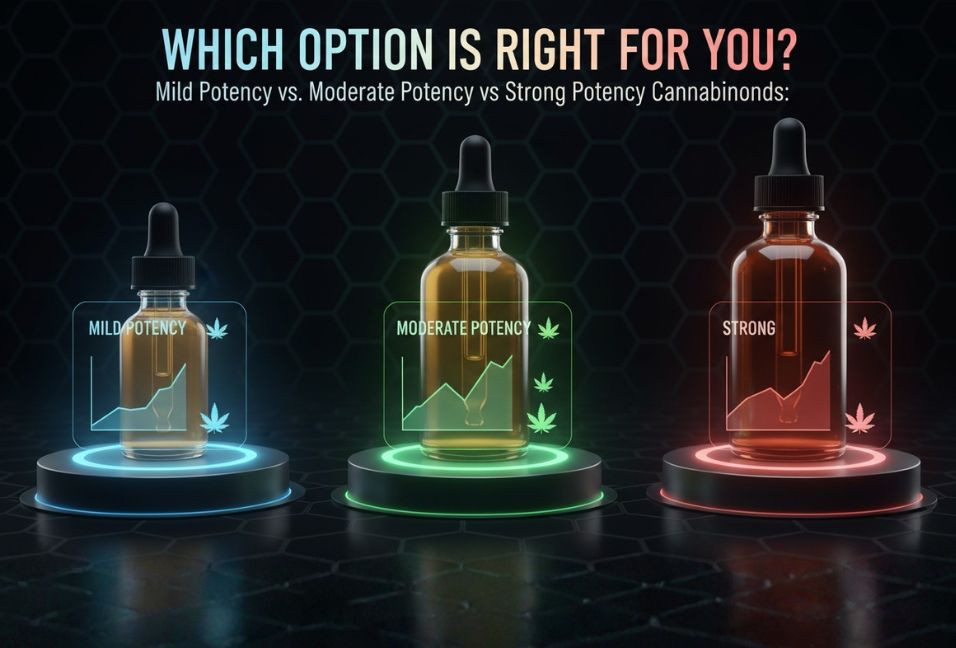 Mild Potency vs. Moderate Potency vs. Strong Potency Cannabinoids: Which Option is Right for You?