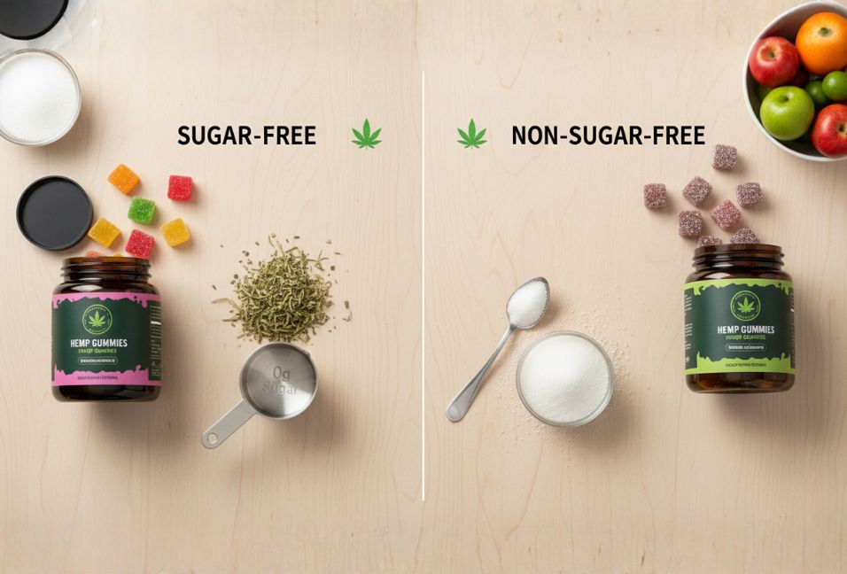 Sugar-Free vs. Non-Sugar-Free Hemp-Based Gummies: Which Choice Should You Go With?