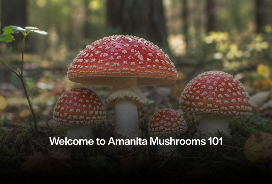 Welcome to Amanita Mushrooms 101