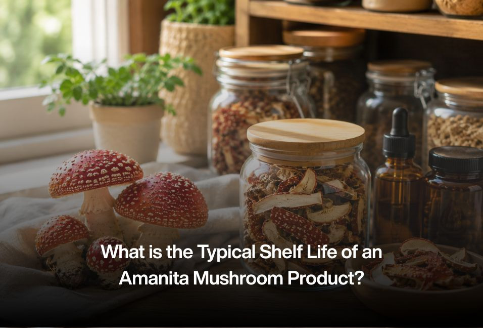 What is the Typical Shelf Life of an Amanita Mushroom Product?