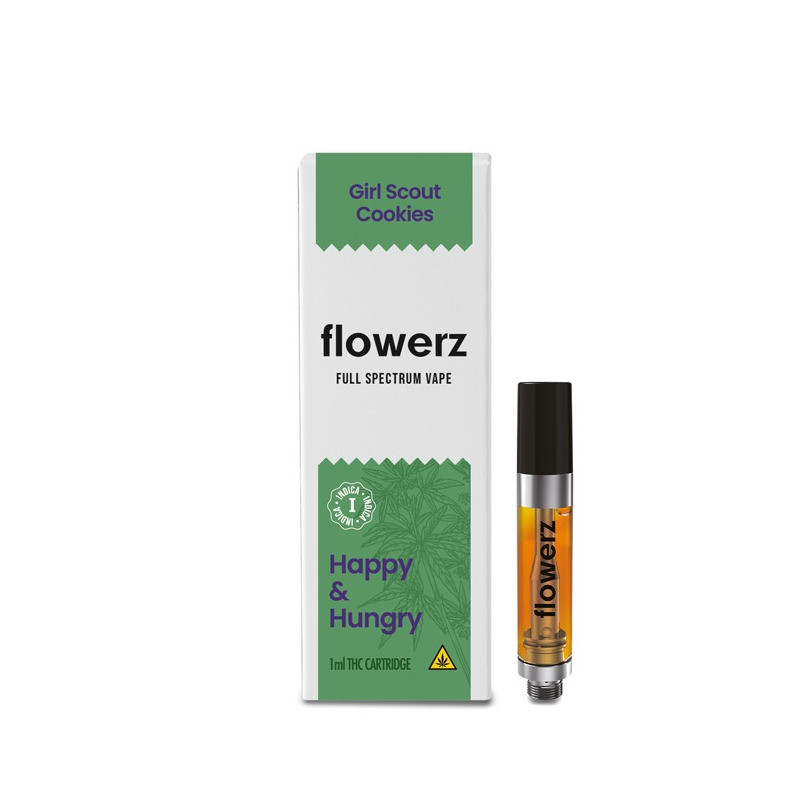 Flowerz Full Spectrum THCA 1G Vape Cartridge - Calm Leaf