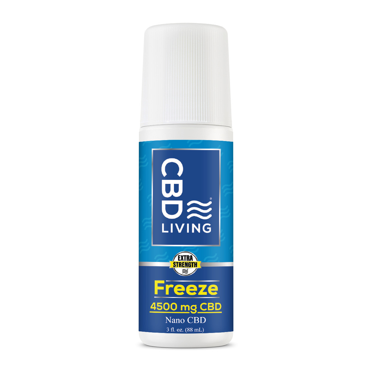 CBD Living Nano Infused Broad Spectrum Hemp CBD Freeze Roll On