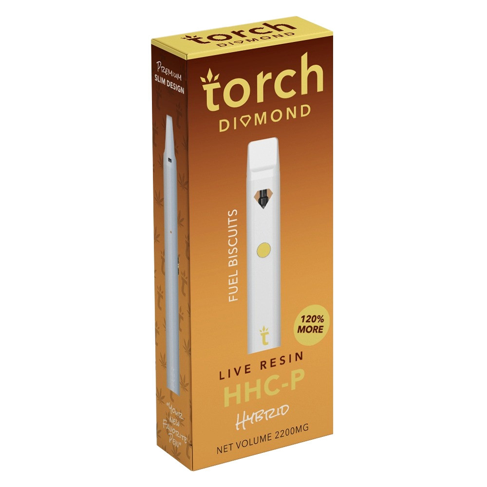 Torch Diamond Live Resin HHC-P Disposable Vape Pen - Calm Leaf Torch Diamond Live Resin HHC-P Disposable Vape Pen - Calm Leaf