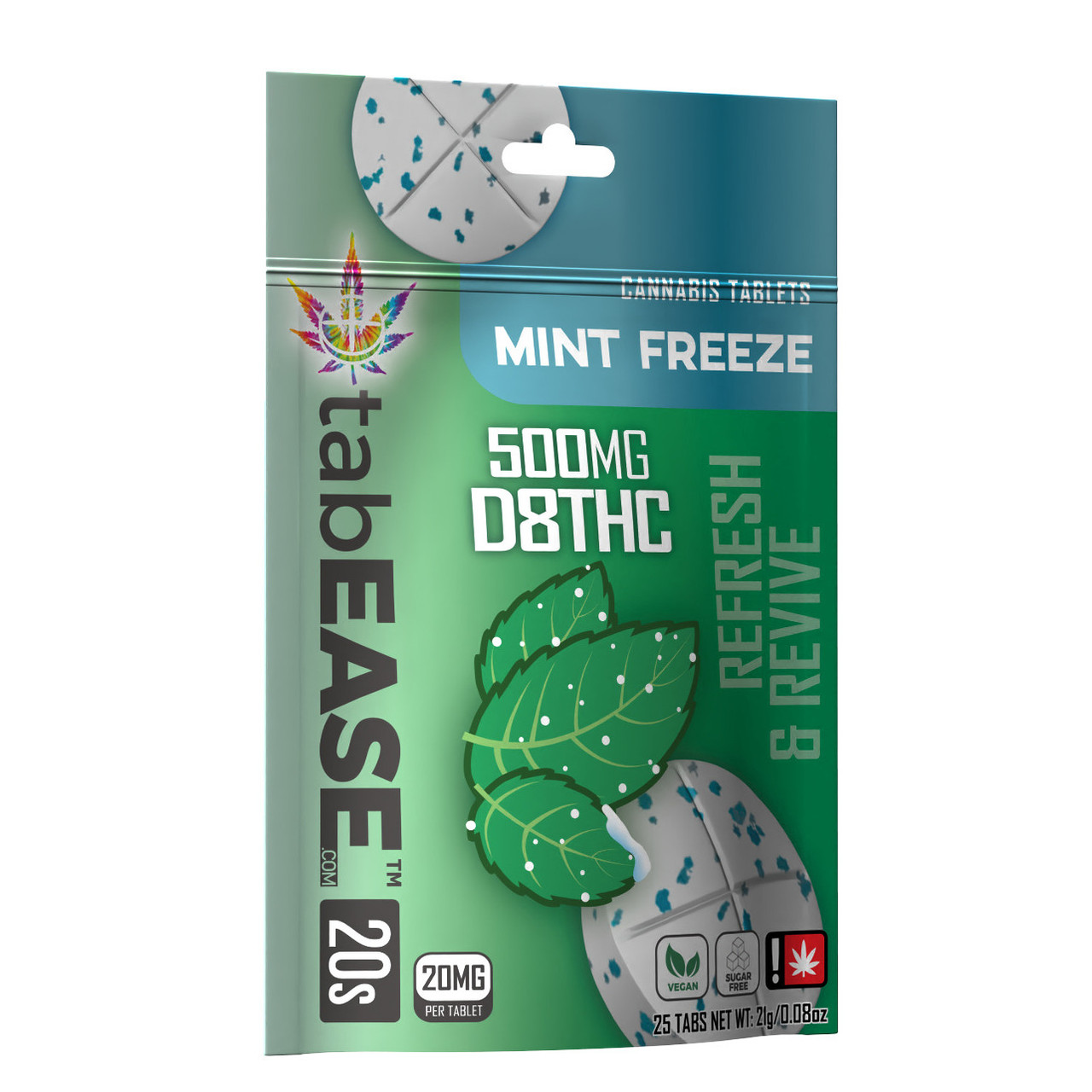 TabEASE Delta 8 THC Mints - Calm Leaf