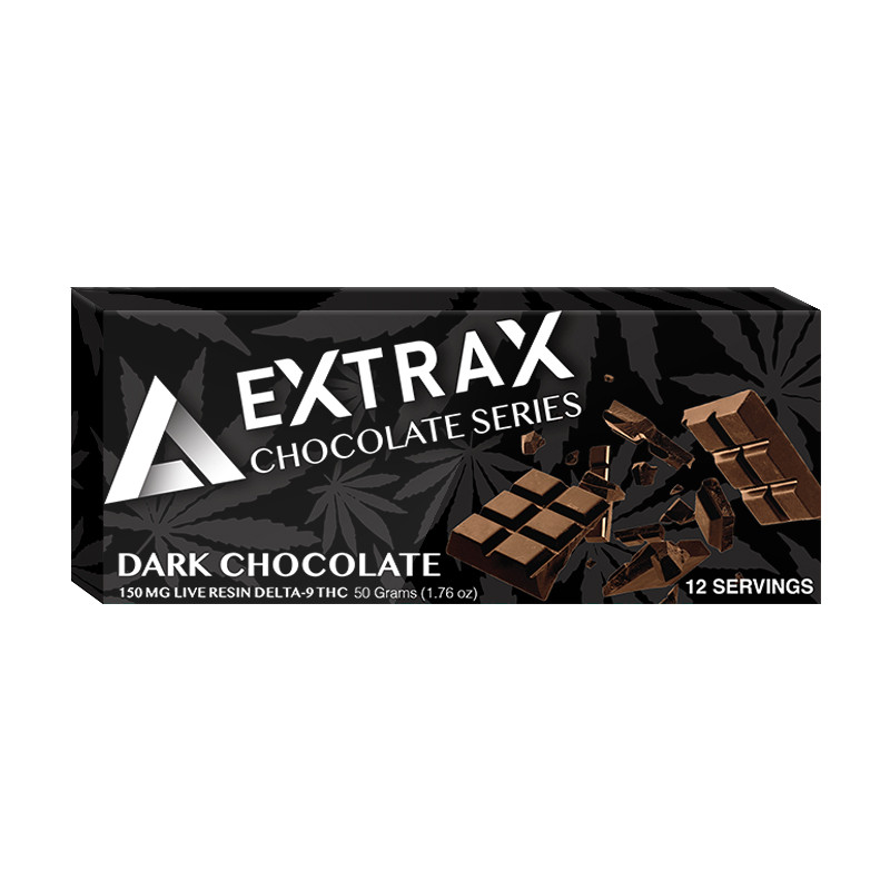 Delta Extrax Live Resin Delta 9 THC Chocolate Bar - Calm Leaf