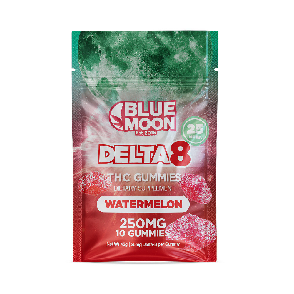 Blue Moon Hemp Delta 8 THC Gummies - Calm Leaf