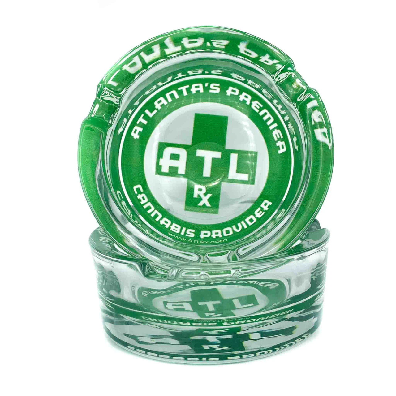 ATLRx Glass Ashtray - Calm Leaf
