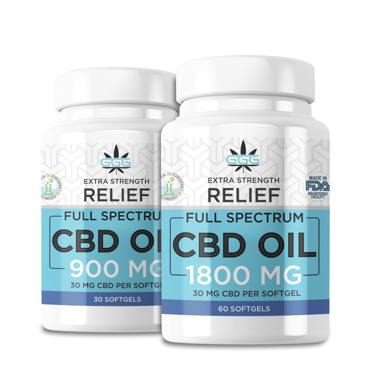 Green Garden Gold Full Spectrum Hemp CBD Softgels - Calm Leaf