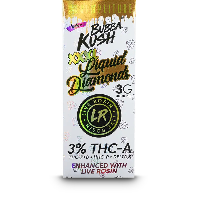 Hemplitude XXXL Liquid Diamonds 3G Disposable Vape Pen - Calm Leaf